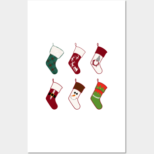 Christmas stockings Posters and Art